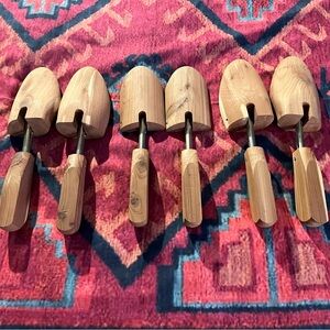 Lot of 3 Full Cedar Shoe Trees